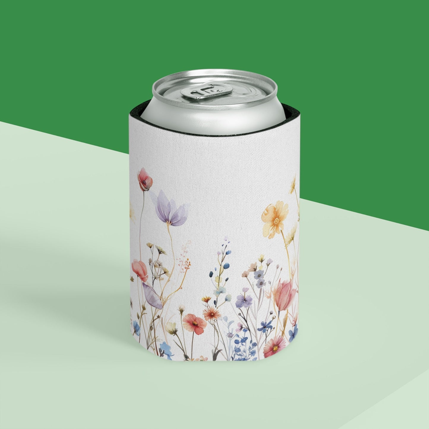 Dainty Flower Can Cooler - Koozie for Women