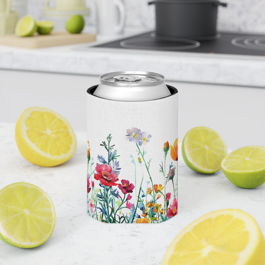Dainty Flower Can Cooler - Koozie for Women Part Duet