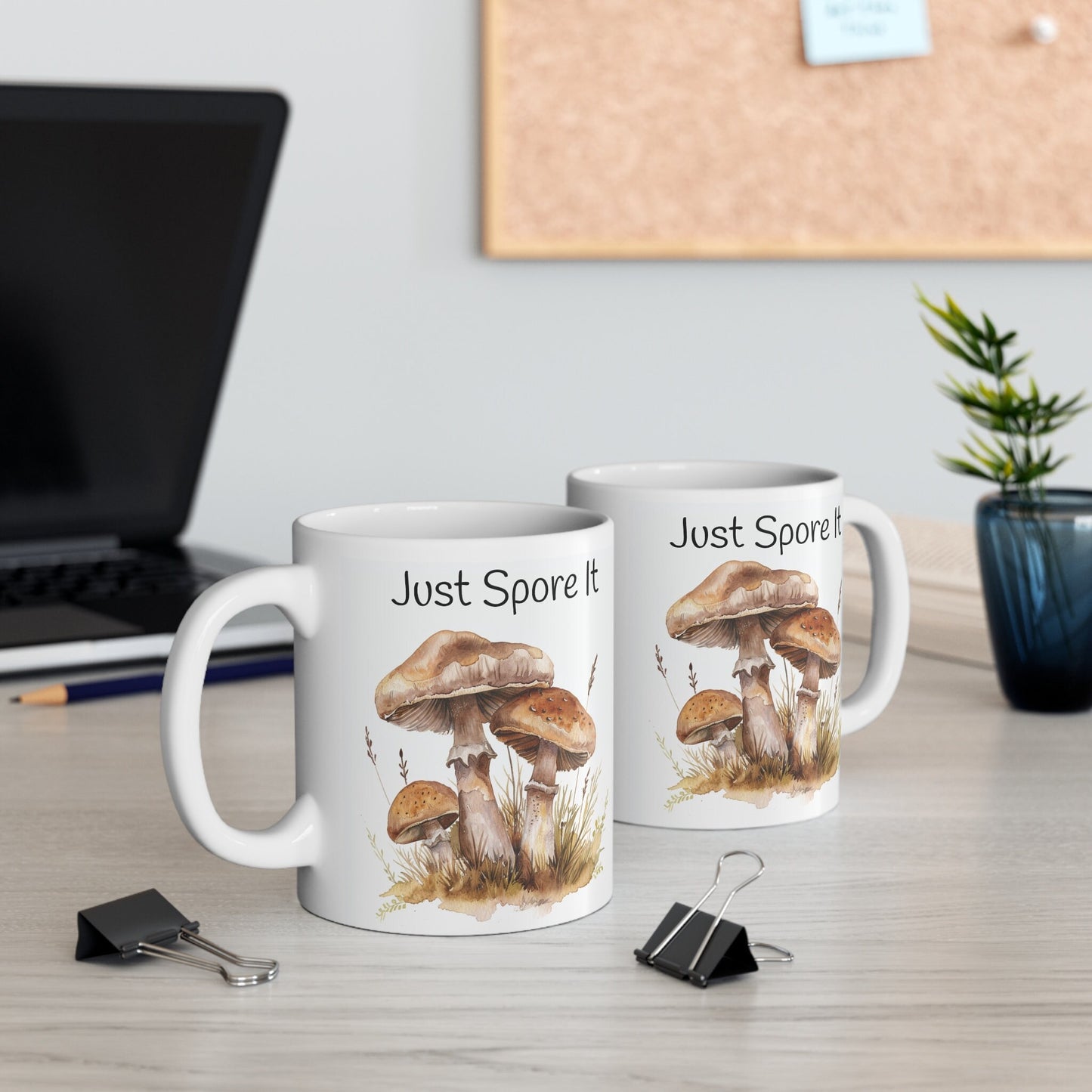 Mushroom Mug: Fungi Coffee Cup, Nature Lover Gift