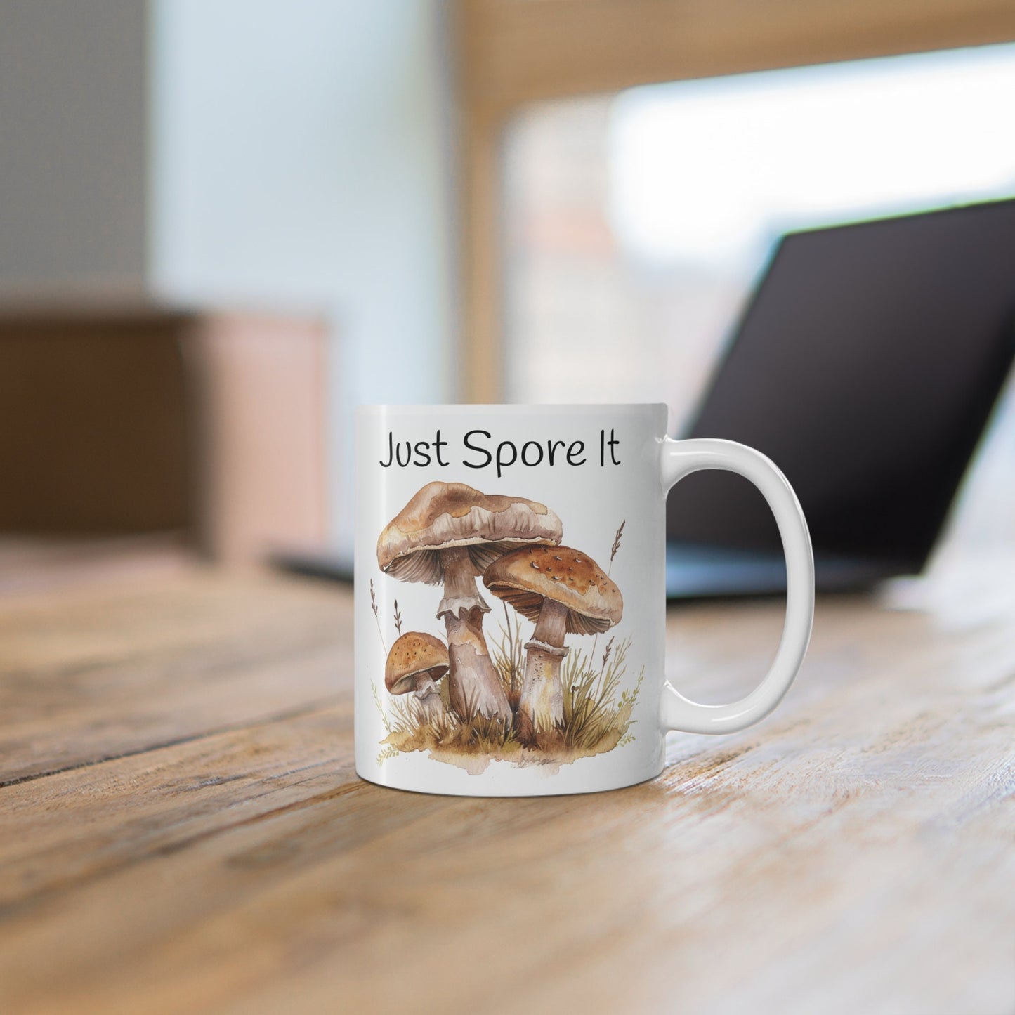 Mushroom Mug: Fungi Coffee Cup, Nature Lover Gift