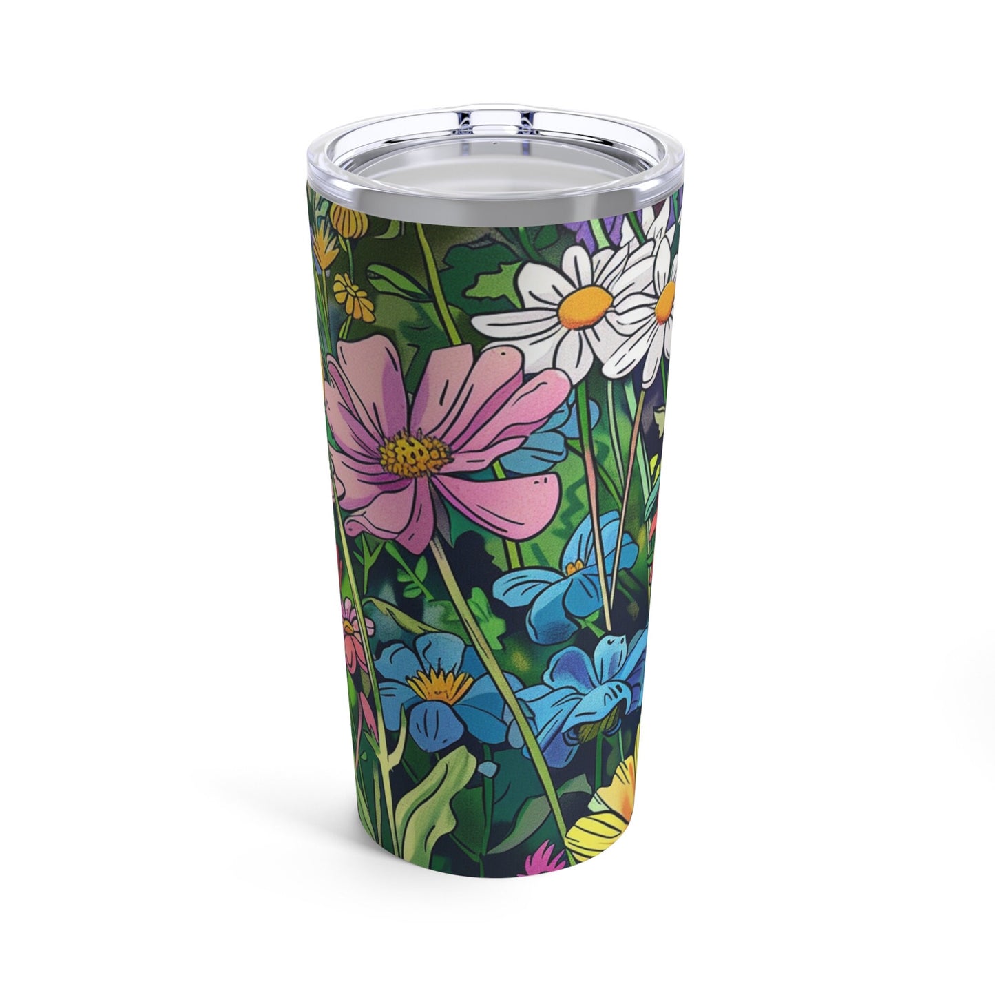 Comic Wildflower Tumbler 20oz
