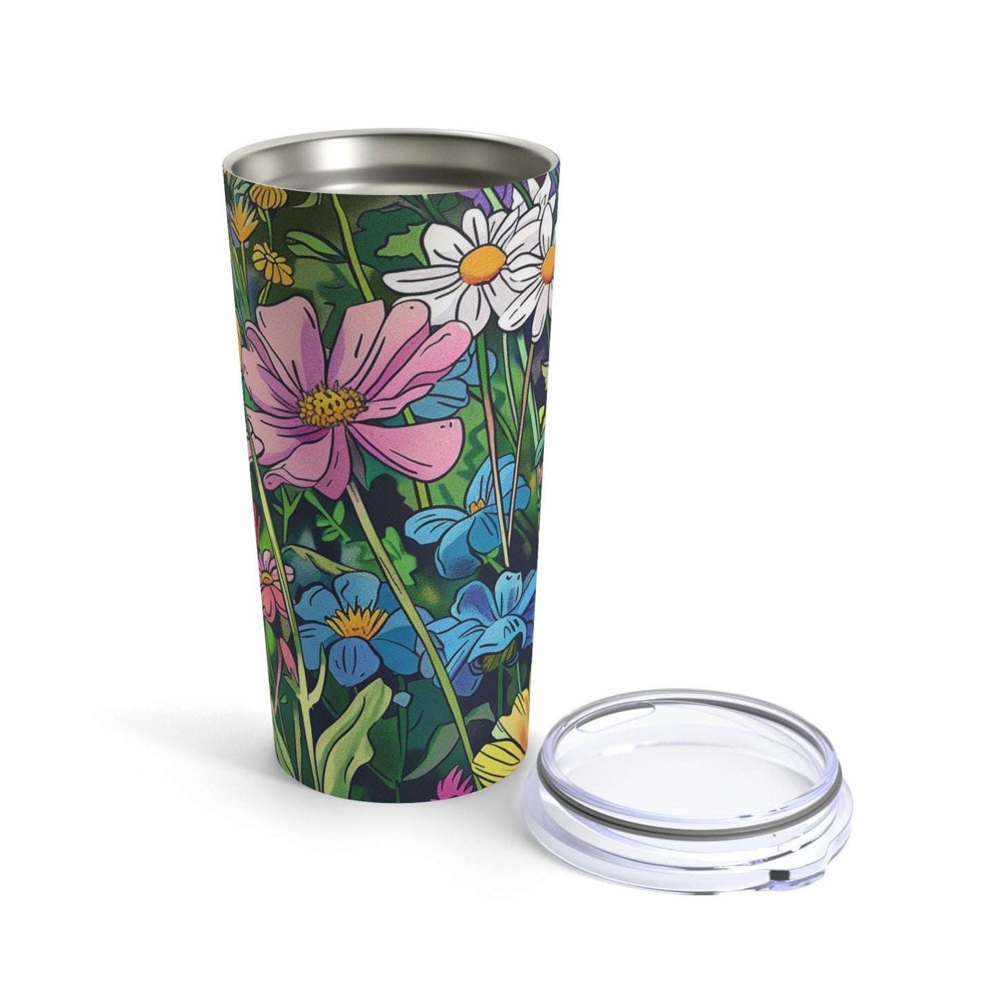Comic Wildflower Tumbler 20oz