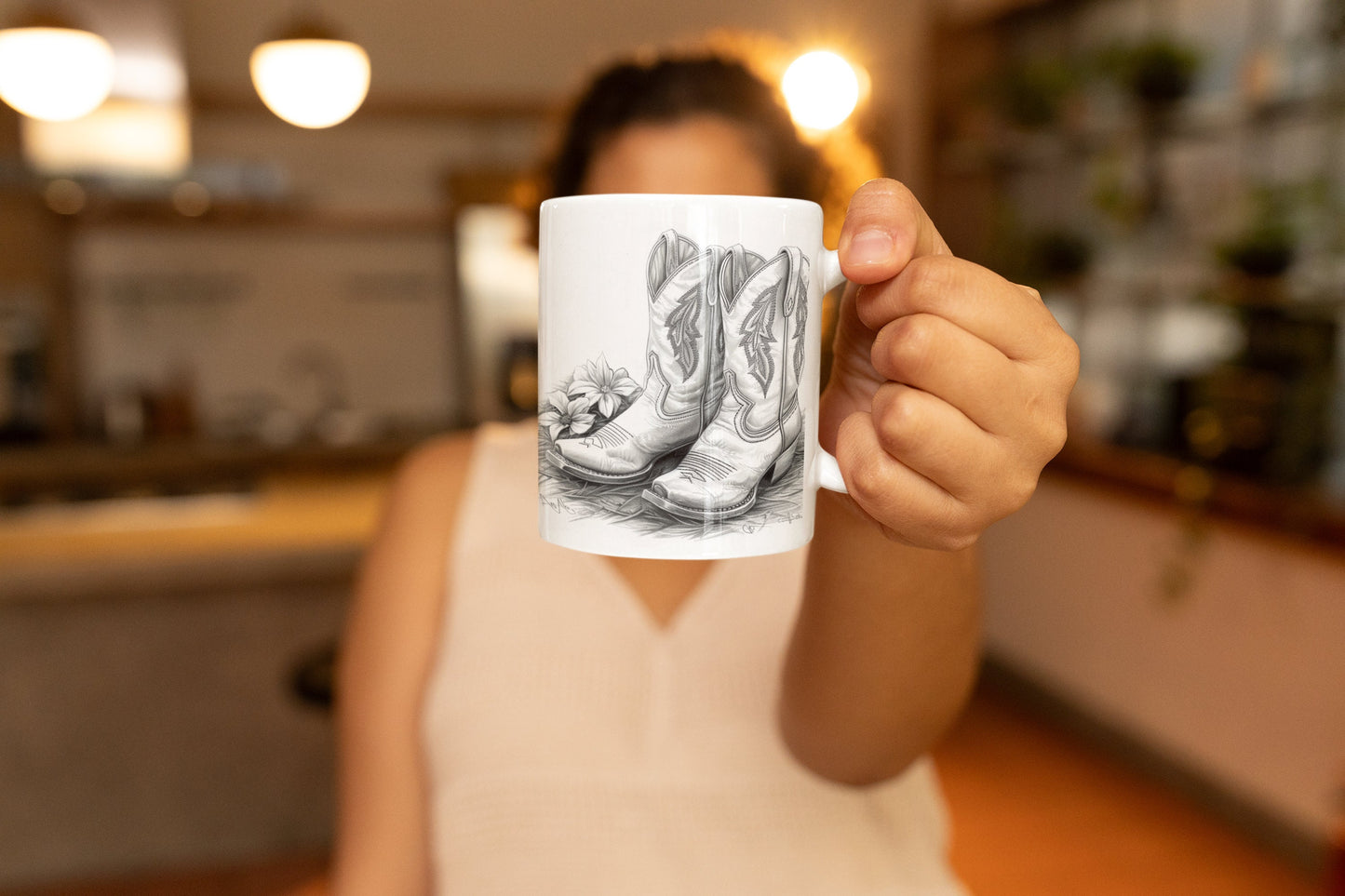 Cowgirl Boots Coffee Mug