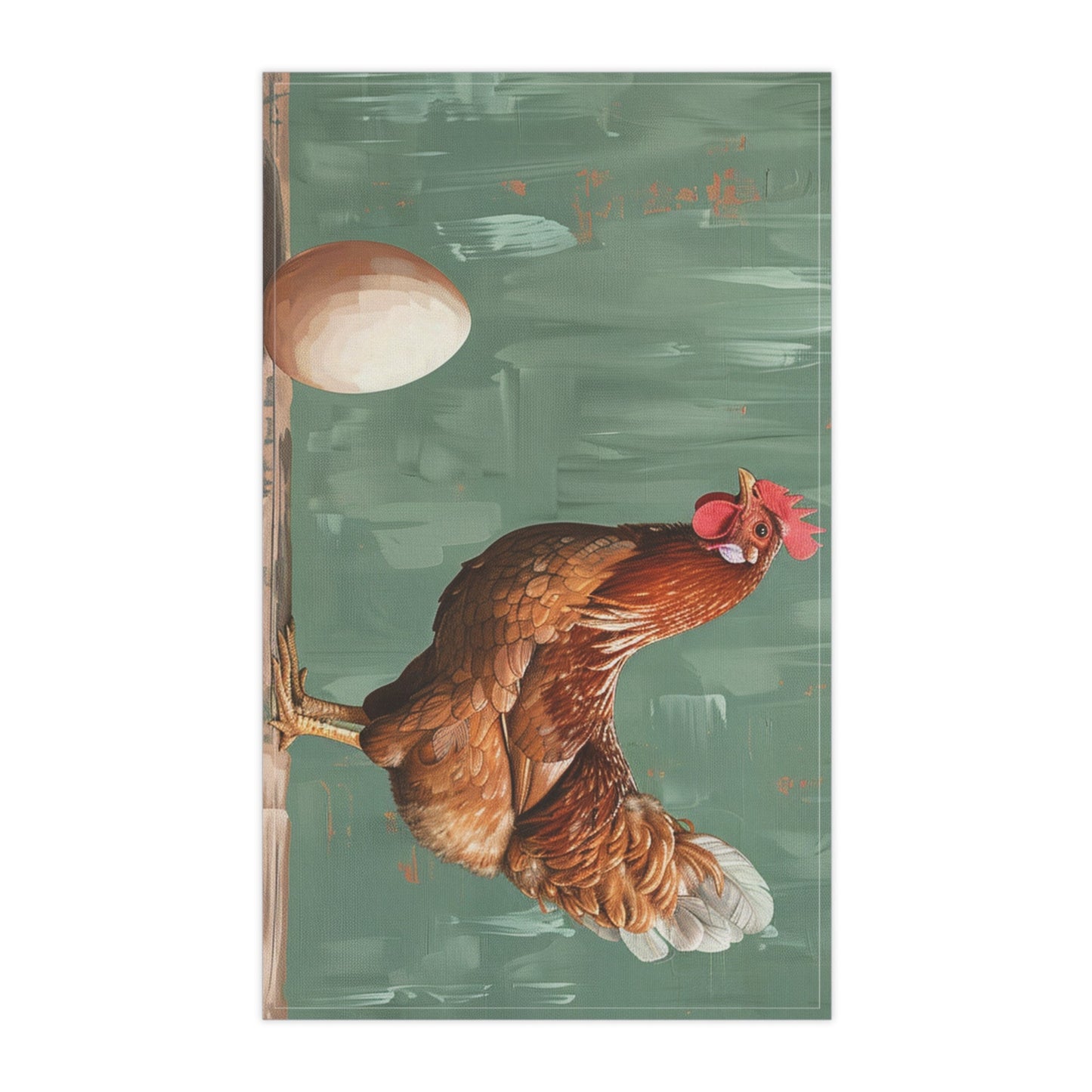 Farmhouse Modern Chicken and an Egg Kitchen Towel