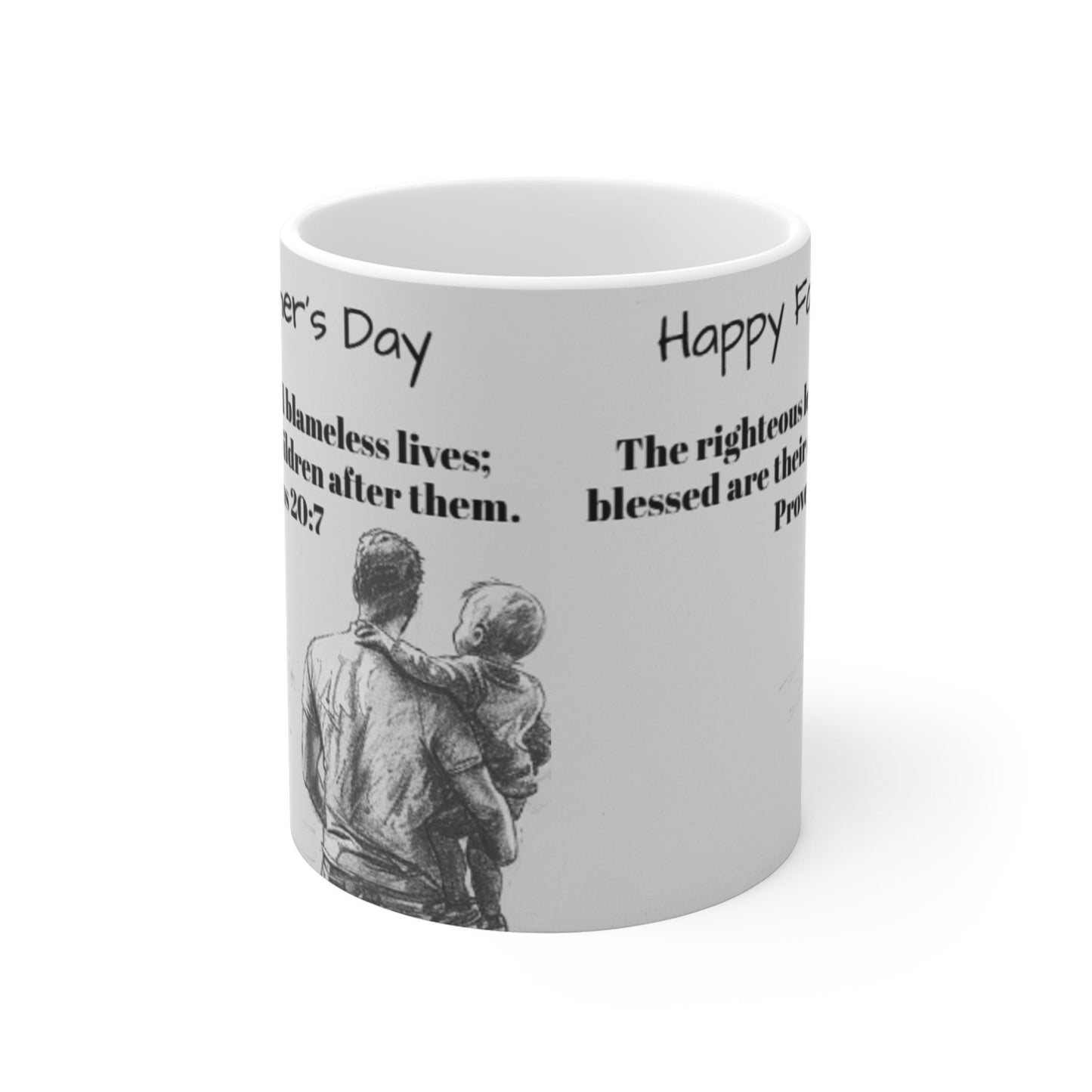 Father's Day Mug - Proverbs 20:7
