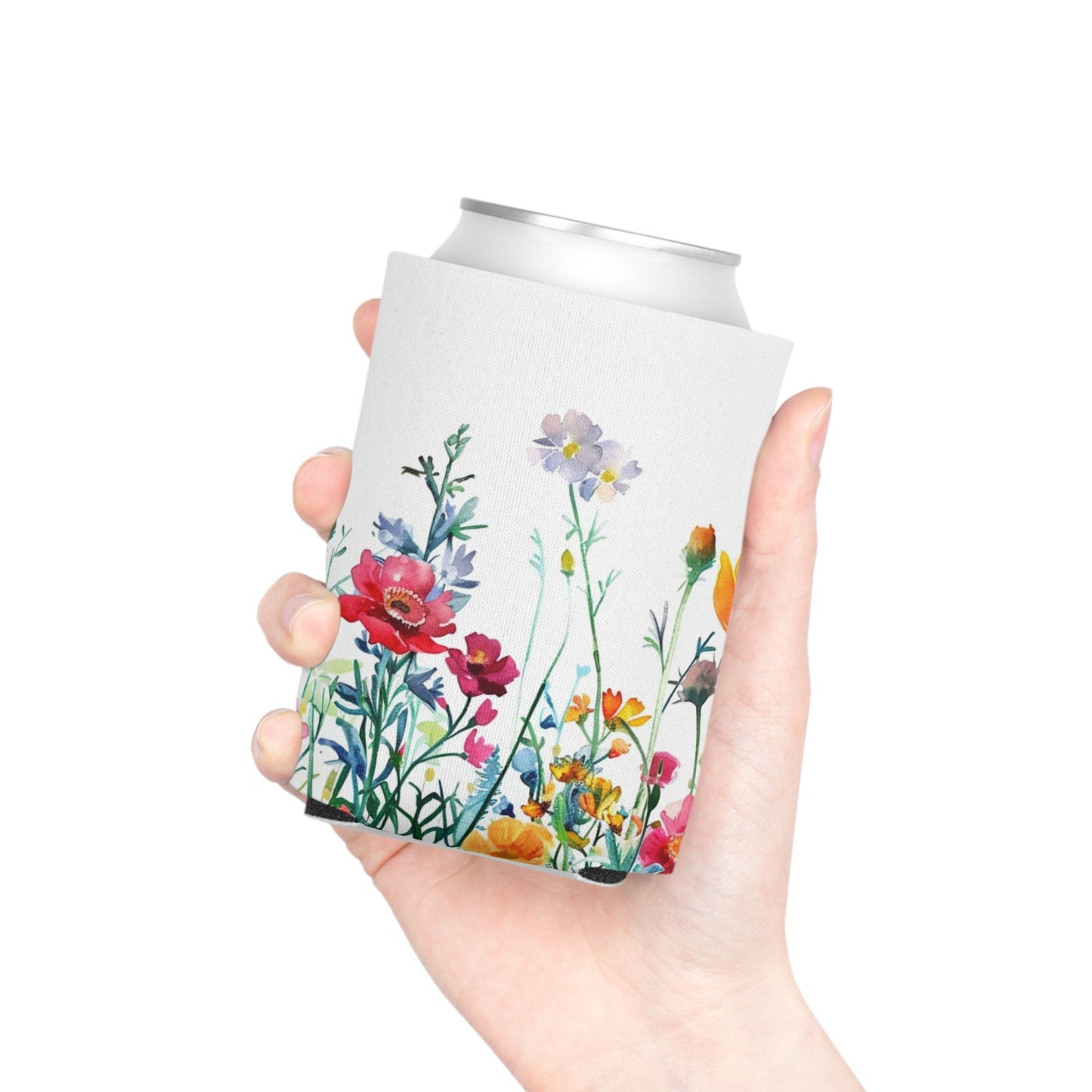 Dainty Flower Can Cooler - Koozie for Women Part Duet