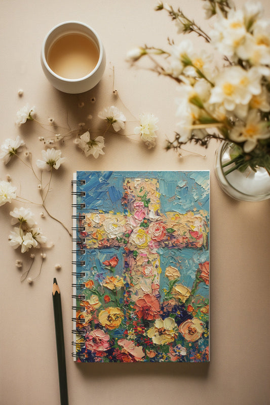 Divine Blooms Spiral Notebook