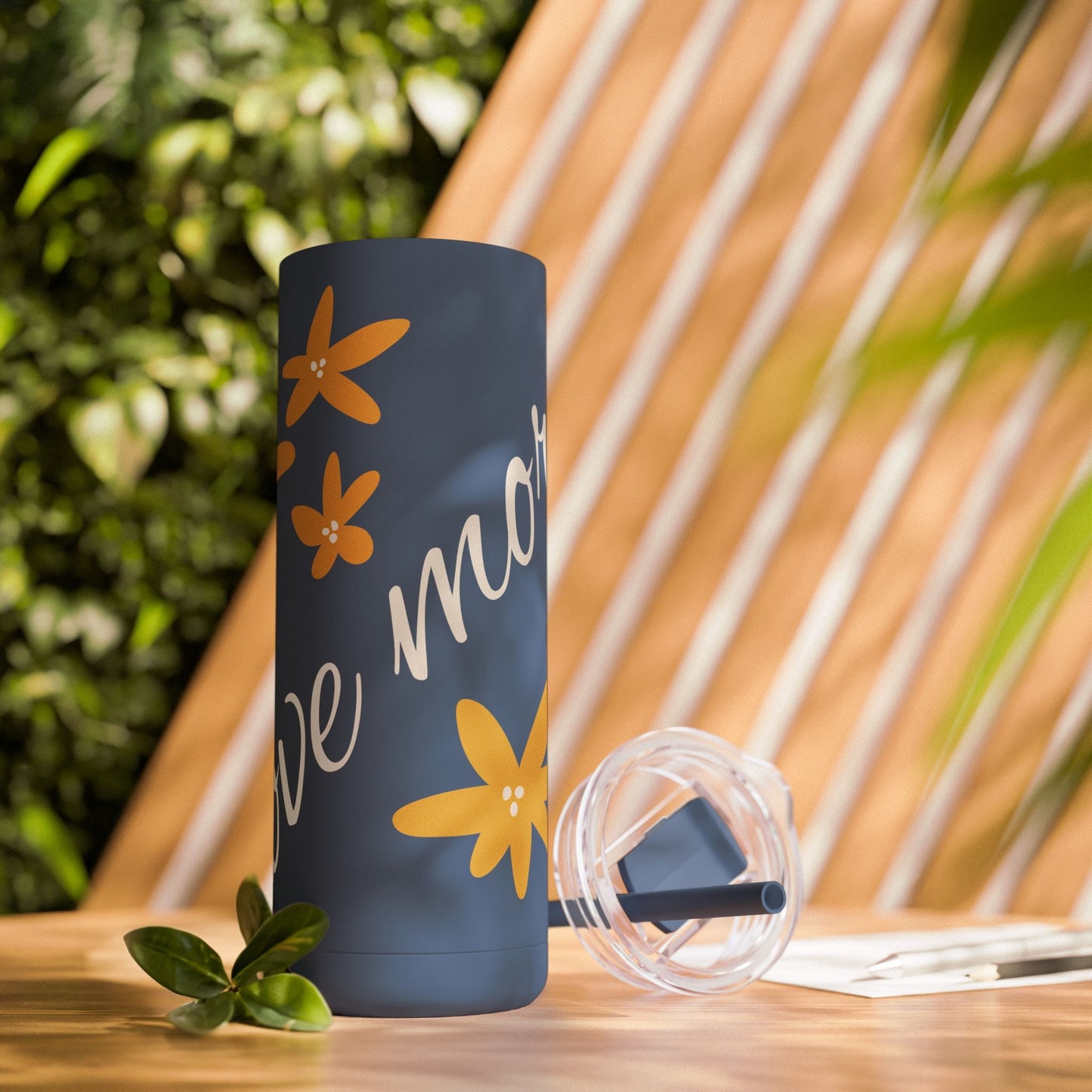 Love More Maars Maker Skinny Matte Tumbler, 20oz