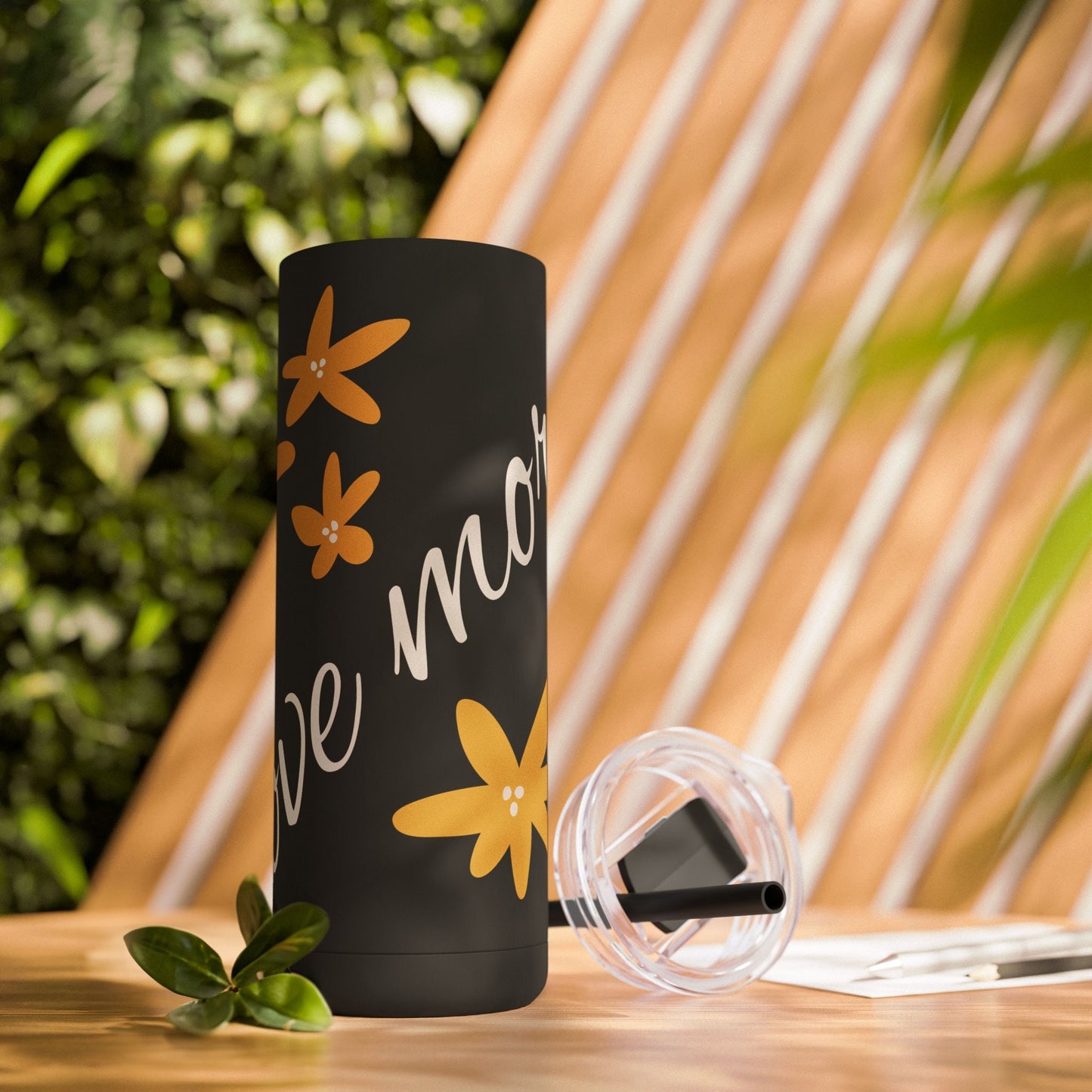 Love More Maars Maker Skinny Matte Tumbler, 20oz