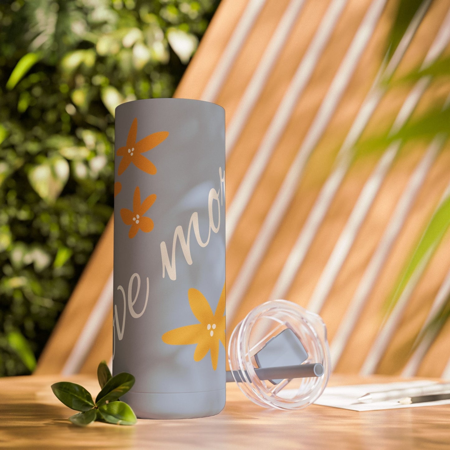 Love More Maars Maker Skinny Matte Tumbler, 20oz