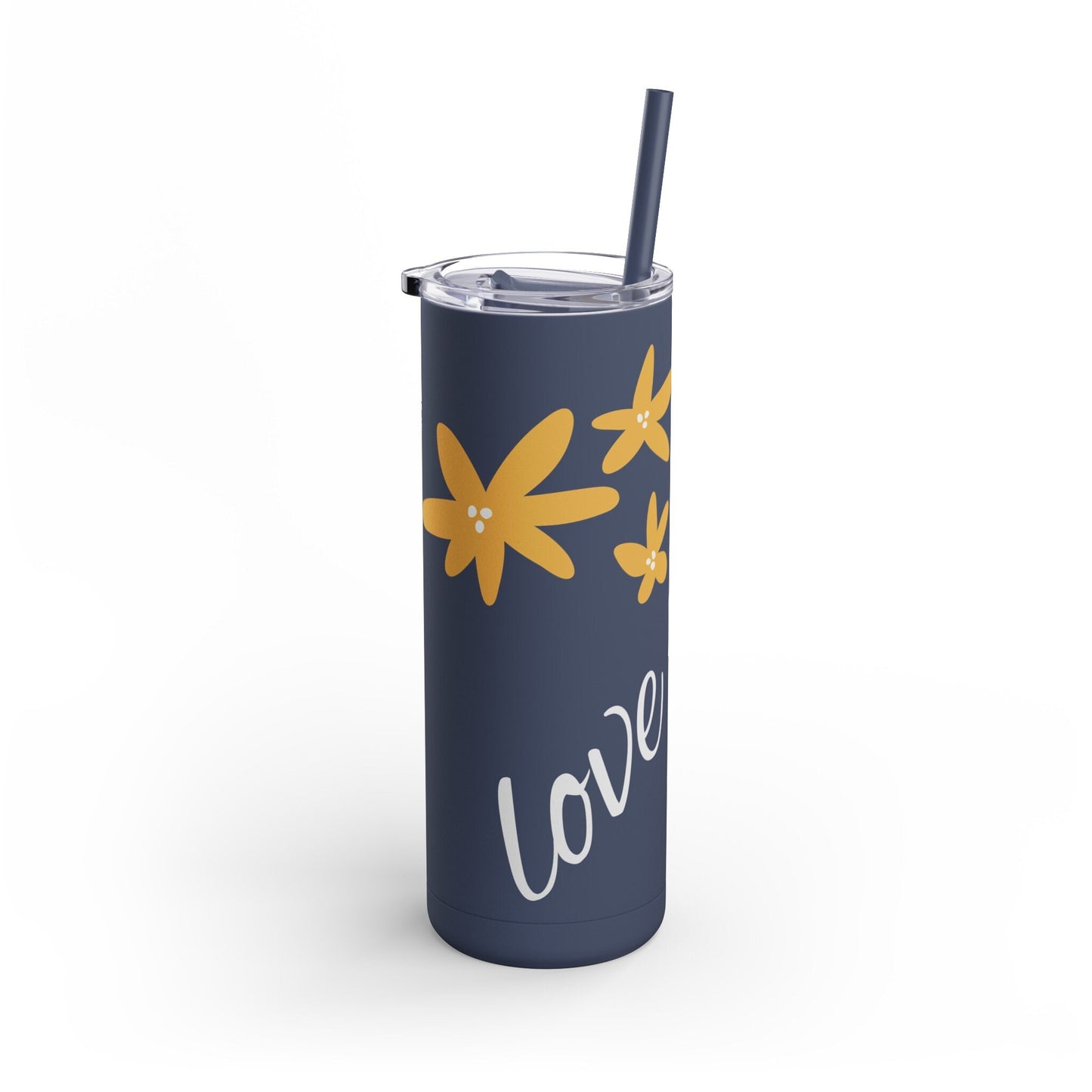 Love More Maars Maker Skinny Matte Tumbler, 20oz