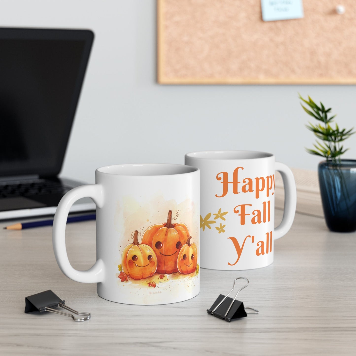 Happy Fall Y'all Coffee Mug