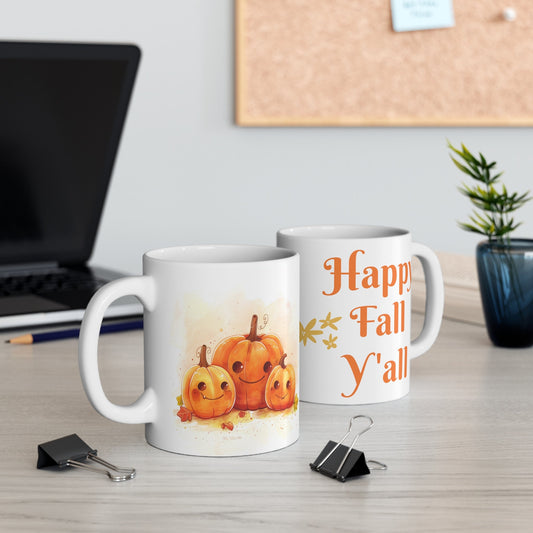 Happy Fall Y'all Coffee Mug