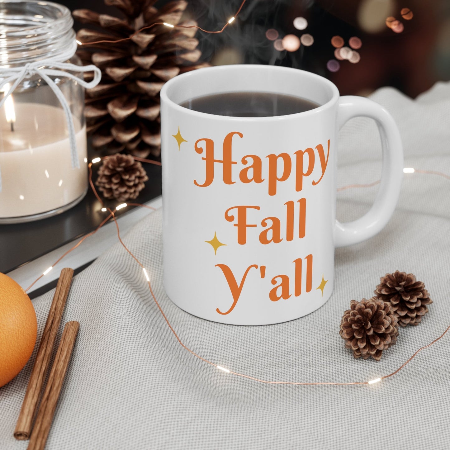 Happy Fall Y'all Coffee Mug
