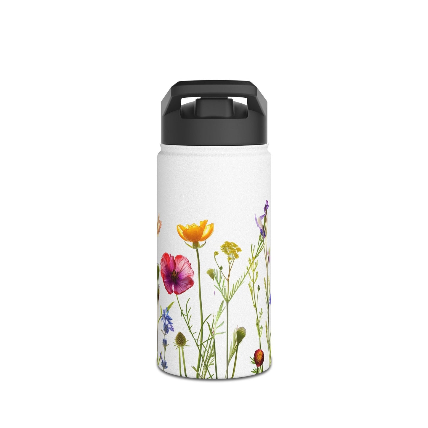 Wildflowers Stainless Steel Water Bottle, Standard Lid
