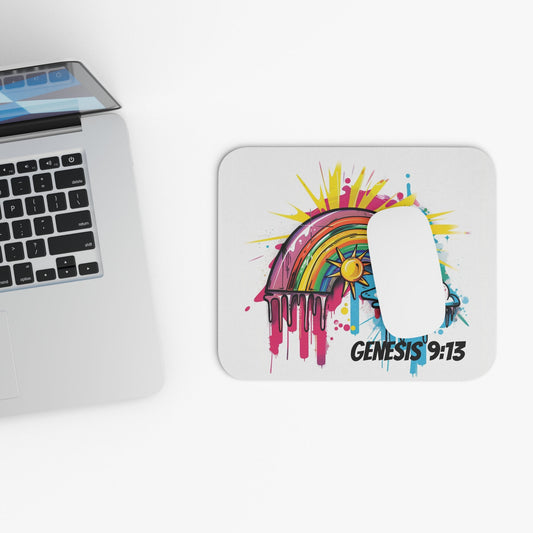 Genesis 9:13 Graffiti Mouse Pad (Rectangle)