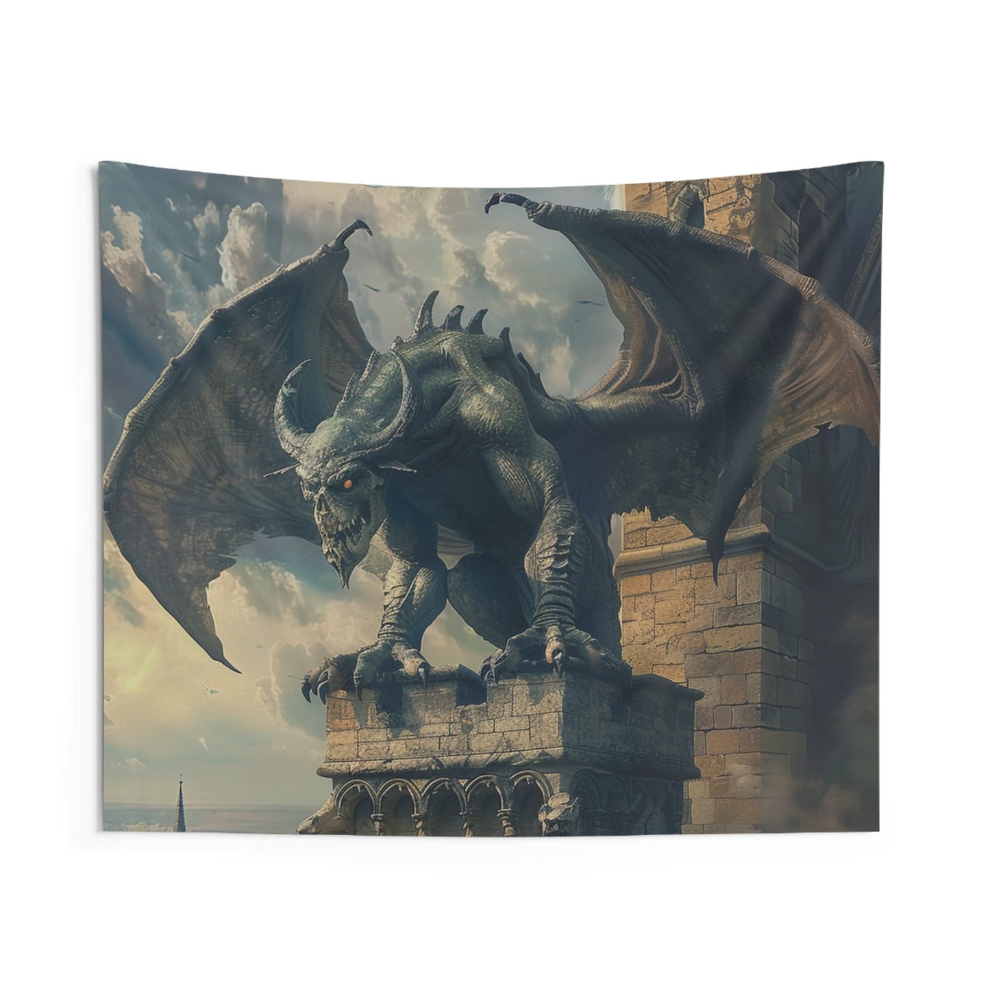Proud Gargoyle Indoor Wall Tapestries