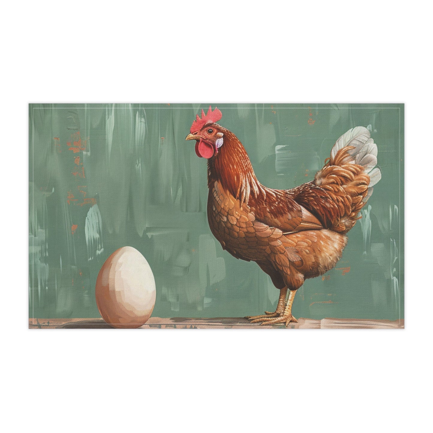 Farmhouse Modern Chicken and an Egg Kitchen Towel