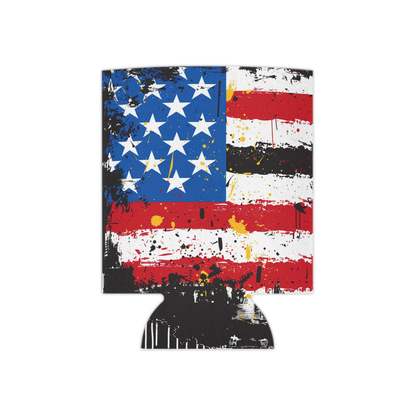 American Flag Can Cooler: Patriotic 4th of July Koozie