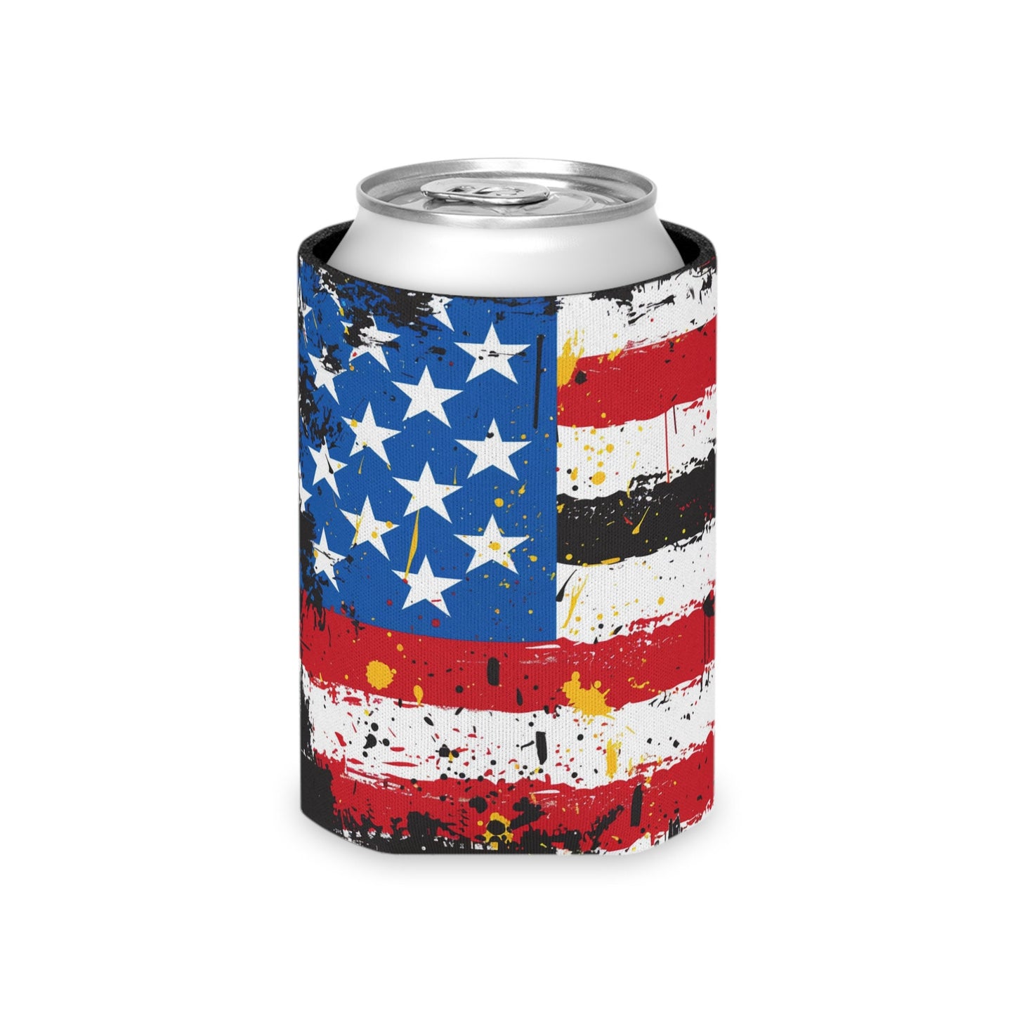 American Flag Can Cooler: Patriotic 4th of July Koozie