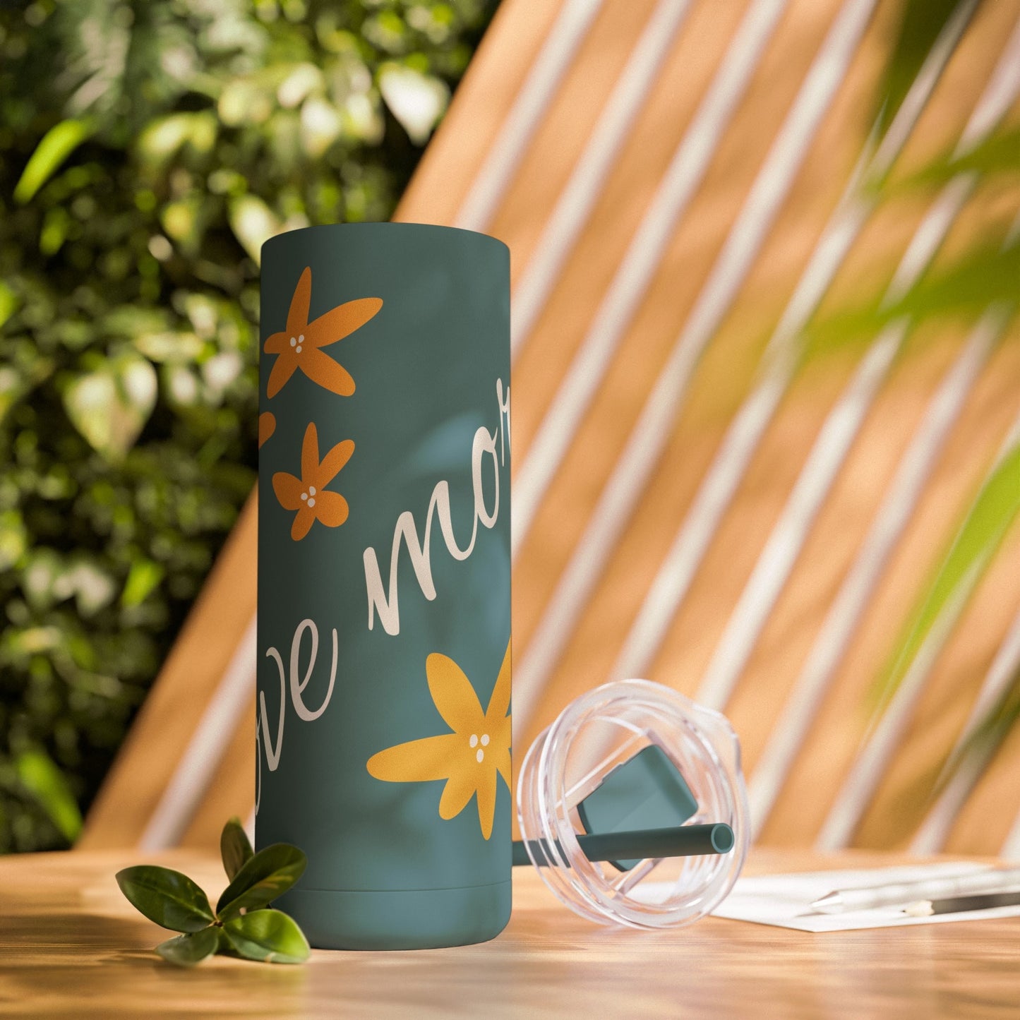 Love More Maars Maker Skinny Matte Tumbler, 20oz