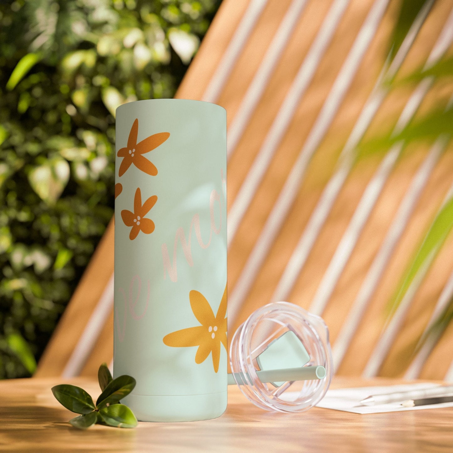 Love More Maars Maker Skinny Matte Tumbler, 20oz
