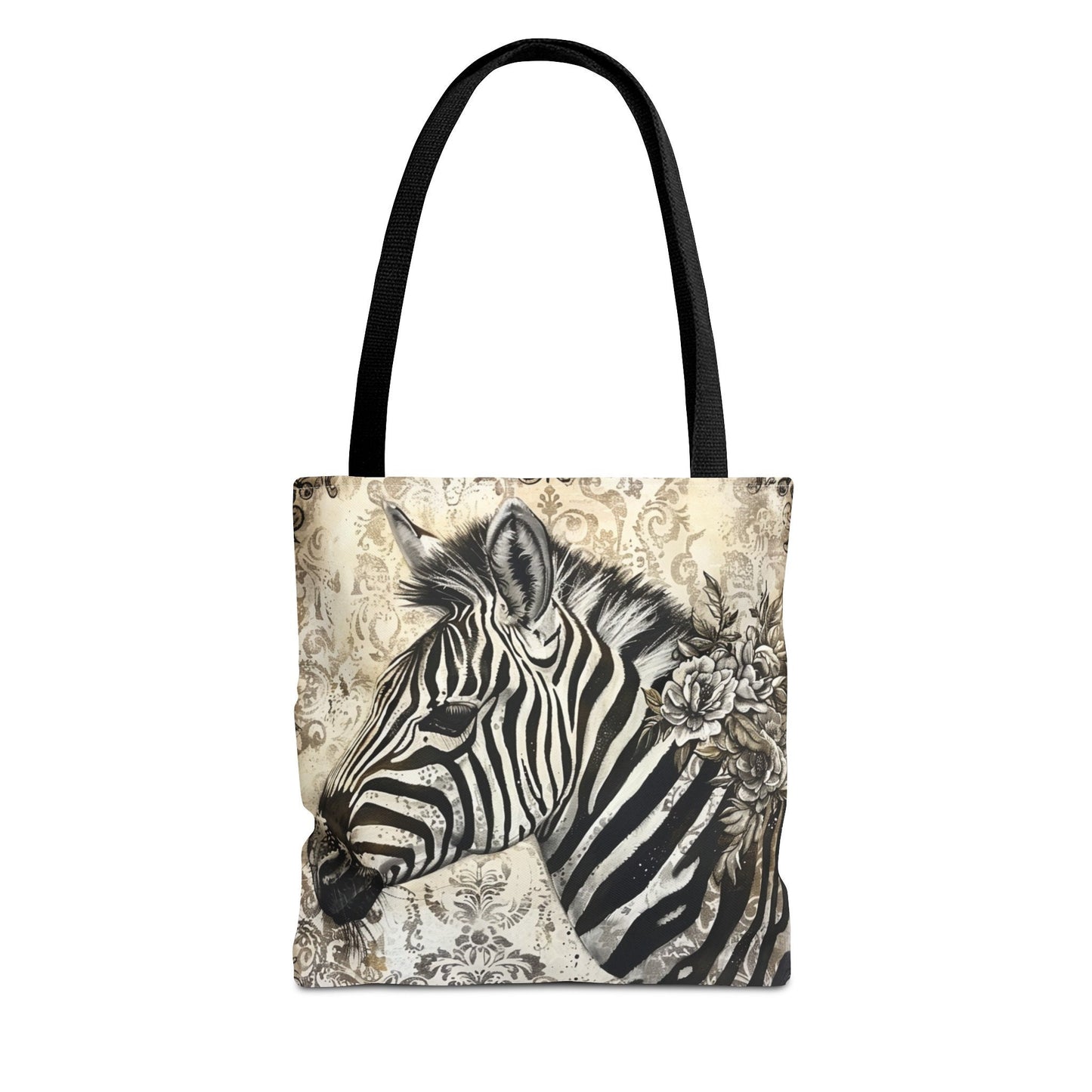 Victorian Style Zebra Tote Bag (AOP)