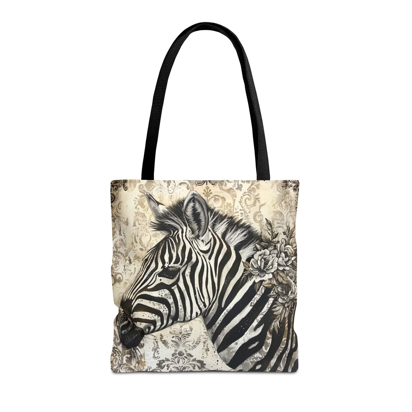 Victorian Style Zebra Tote Bag (AOP)