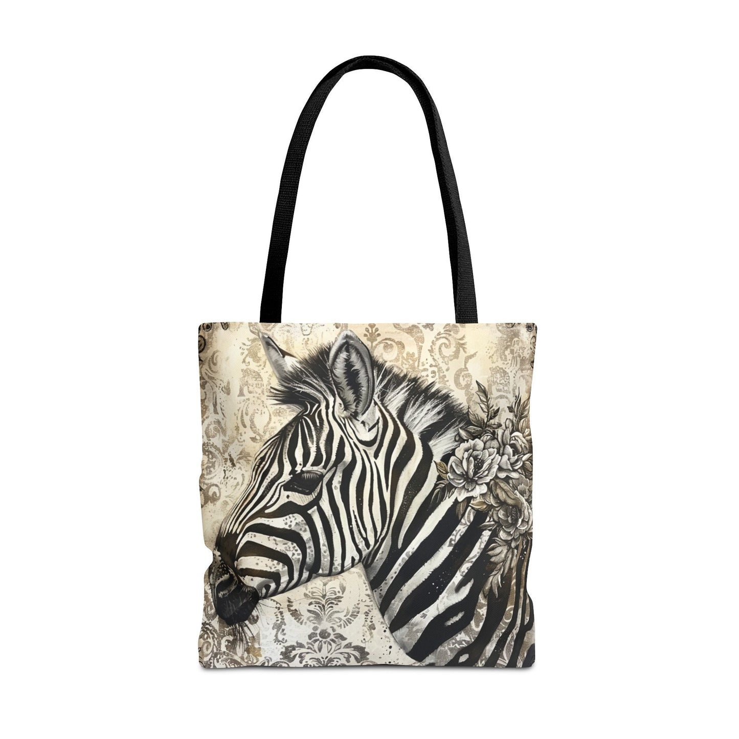 Victorian Style Zebra Tote Bag (AOP)
