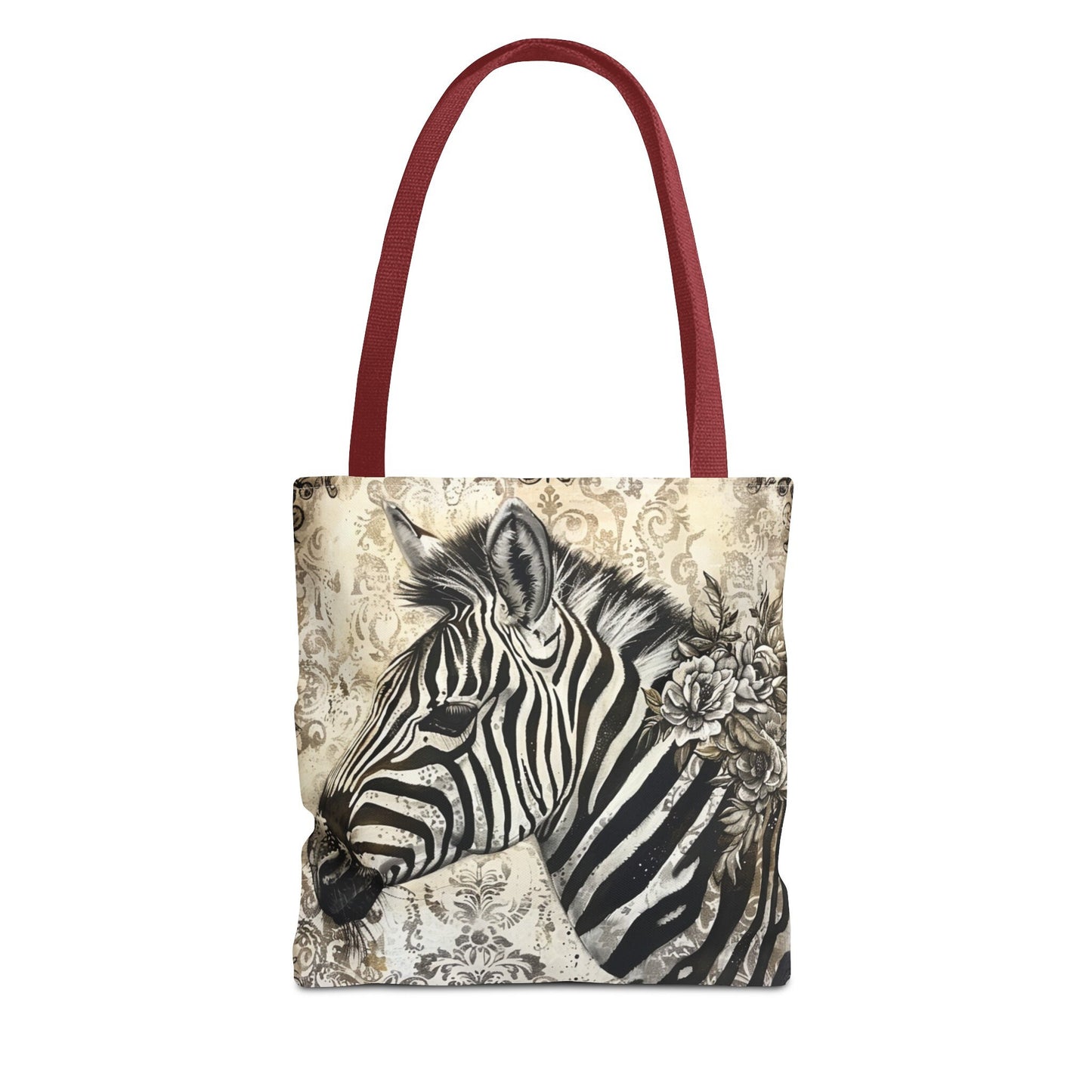 Victorian Style Zebra Tote Bag (AOP)