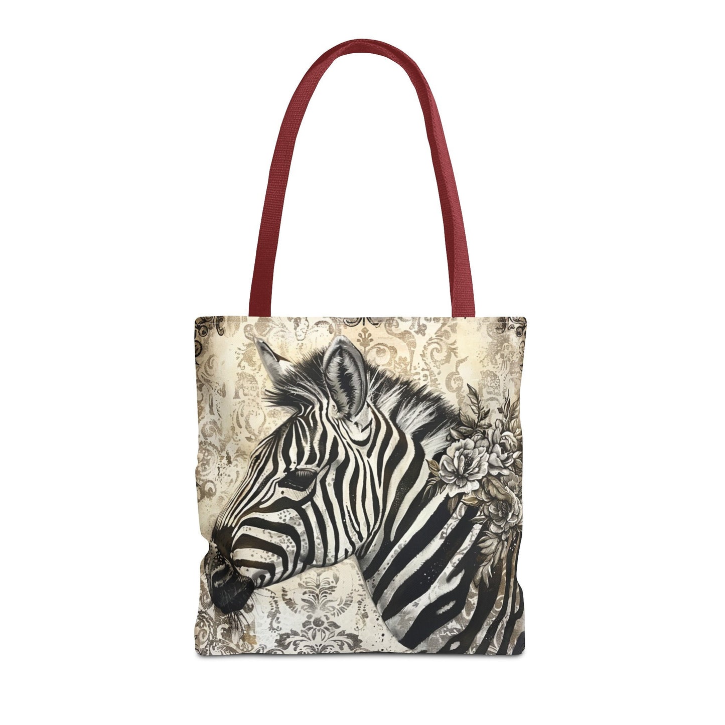 Victorian Style Zebra Tote Bag (AOP)
