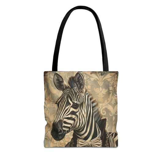 Victorian Style Zebra Tote Bag (AOP)