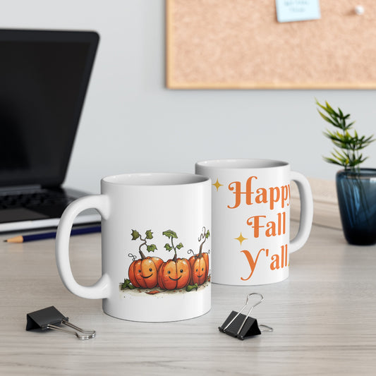 Happy Fall Y'all Coffee Mug