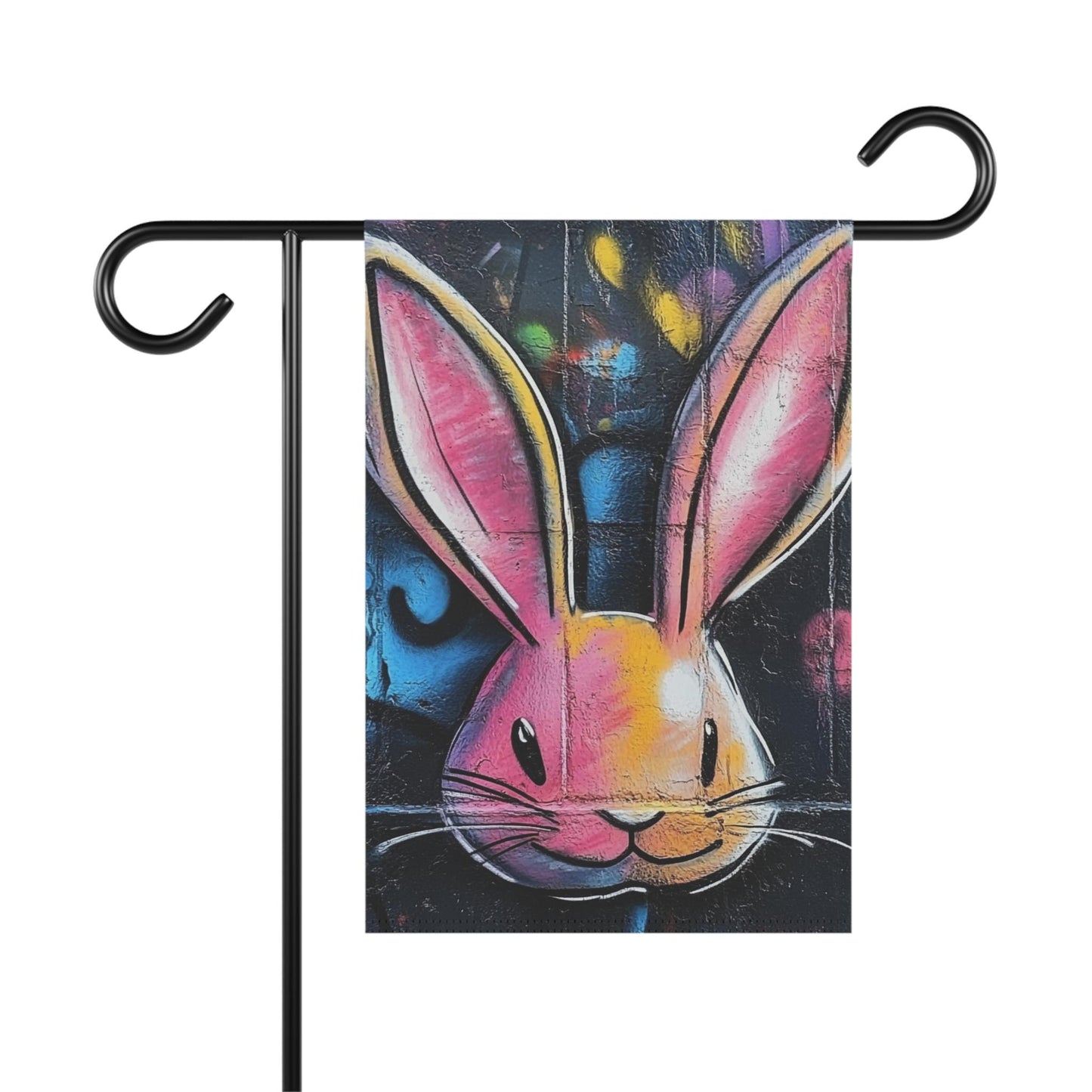 Whimsical Easter Bunny Garden Banner: Spring Decor