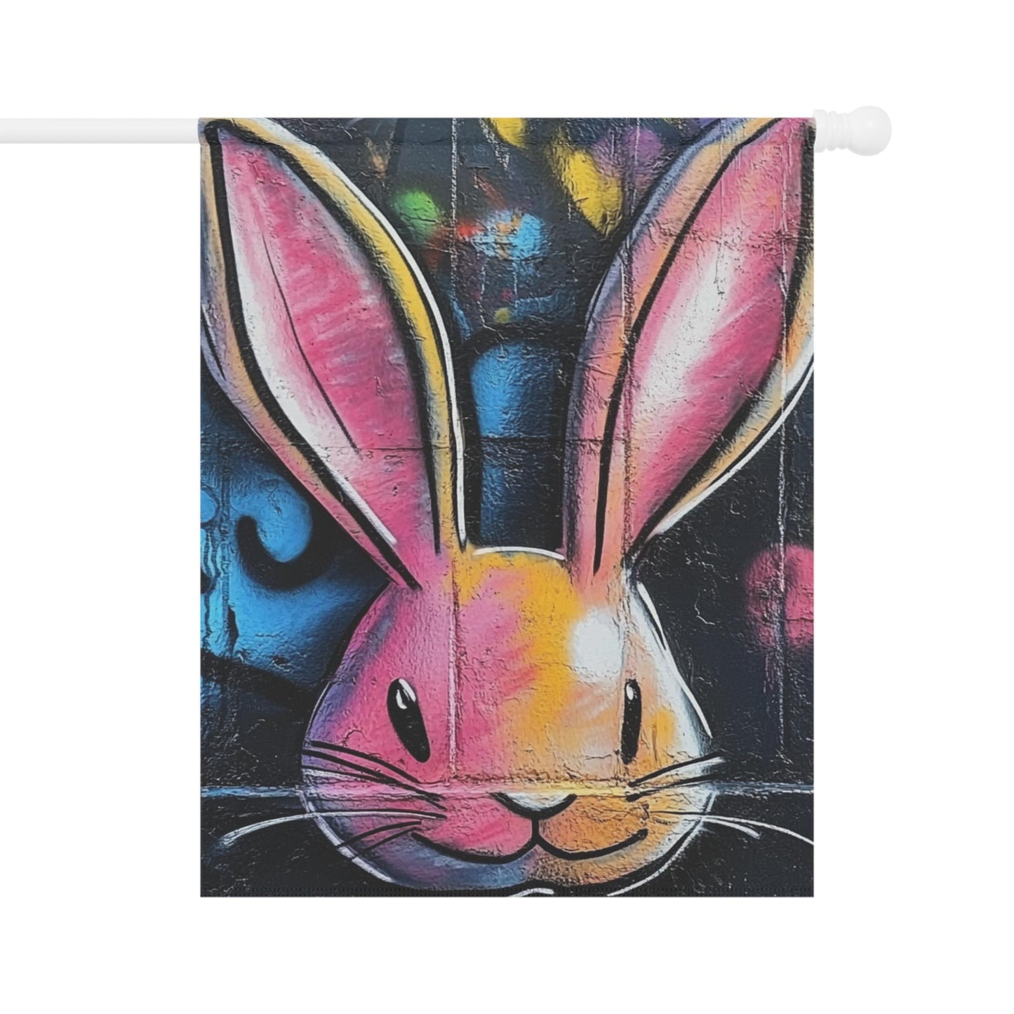 Whimsical Easter Bunny Garden Banner: Spring Decor