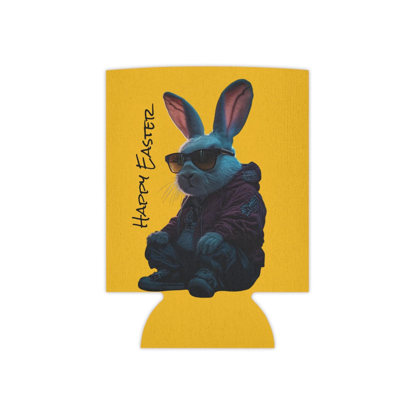 Easter Bunny Can Cooler: Festive Holiday Beverage Sleeve