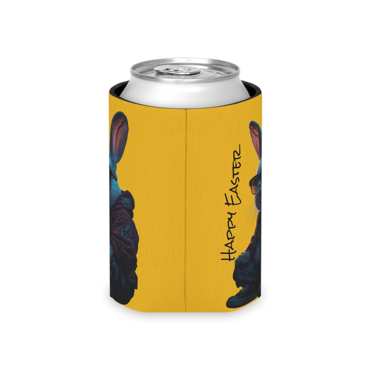 Easter Bunny Can Cooler: Festive Holiday Beverage Sleeve
