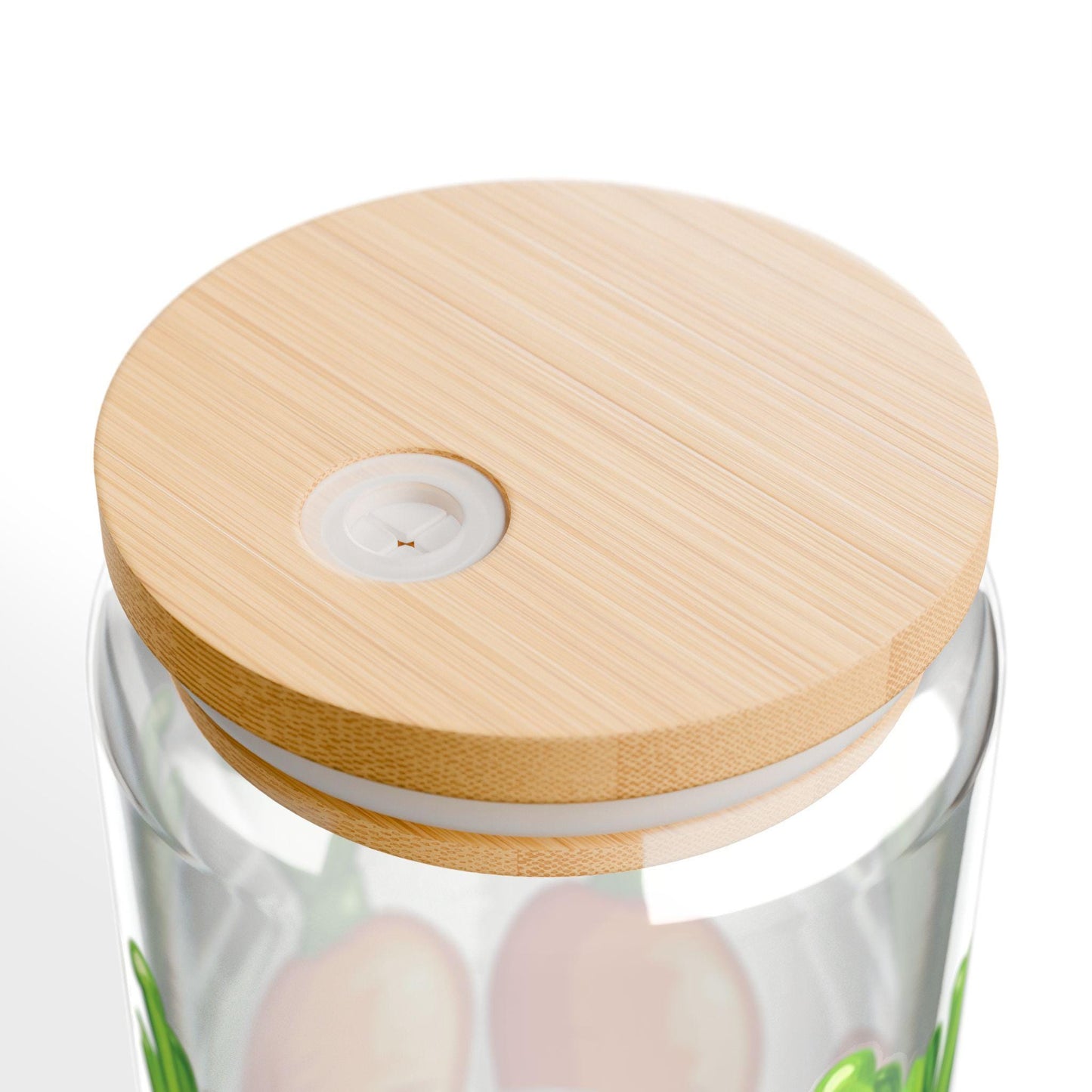 Carrot Row Sipper Glass: Garden Vegetable 16oz Tumbler
