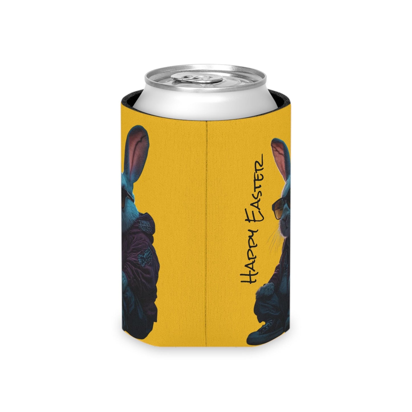 Easter Bunny Can Cooler: Festive Holiday Beverage Sleeve