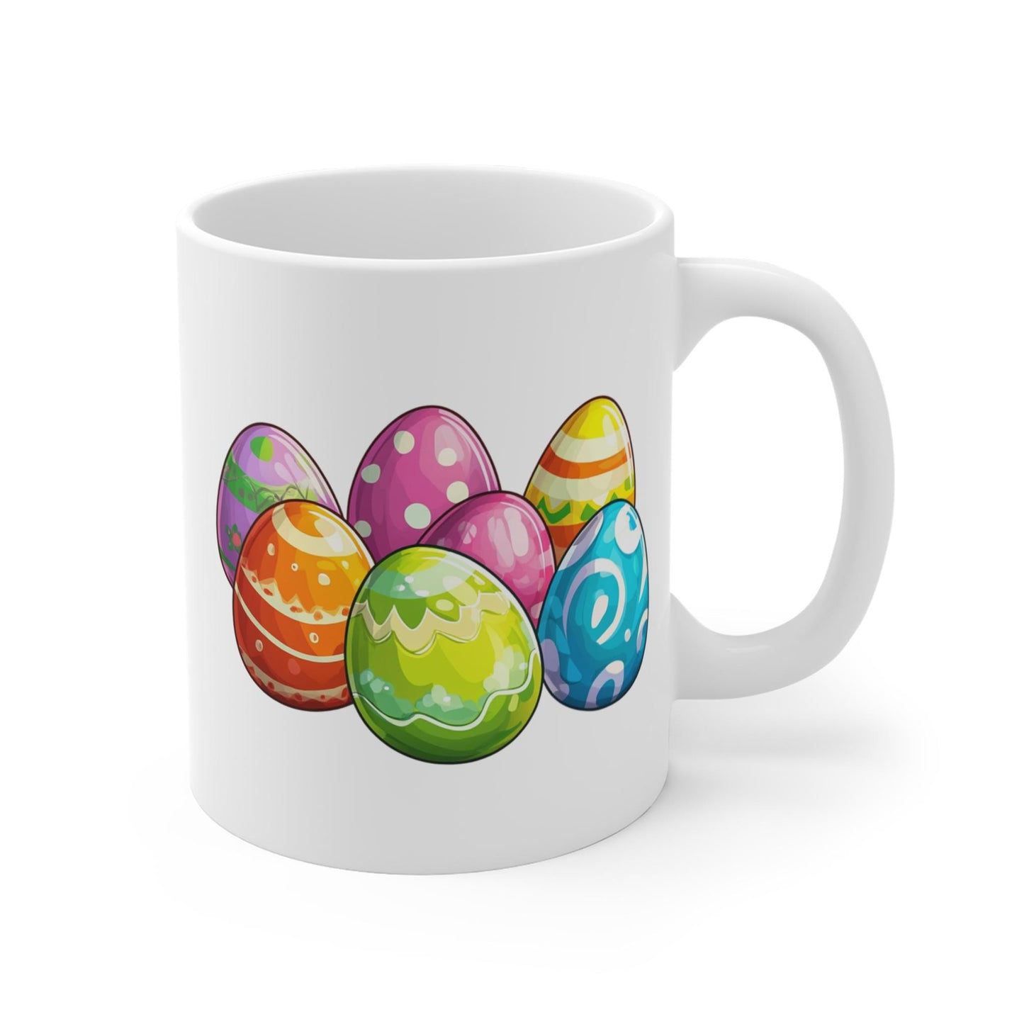 Easter Bunny Ceramic Mug: Spring Holiday Drinkware