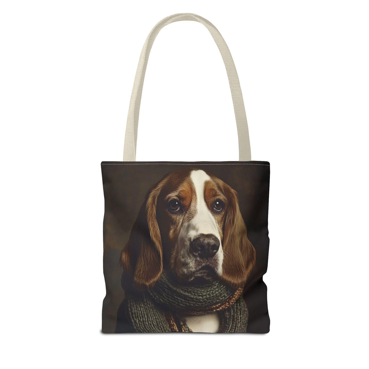 Basset Hound Tote Bag: Dog in Sweater, Pet Lover Gift