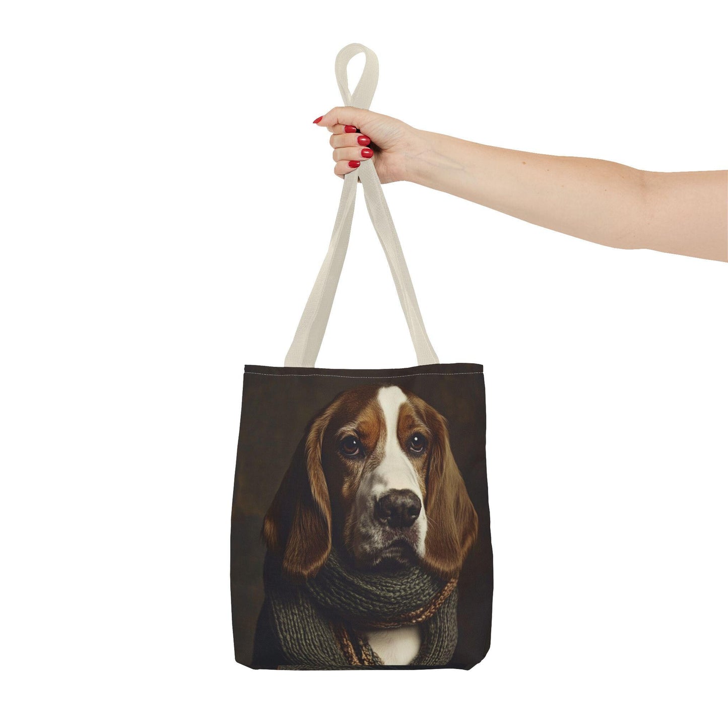 Basset Hound Tote Bag: Dog in Sweater, Pet Lover Gift