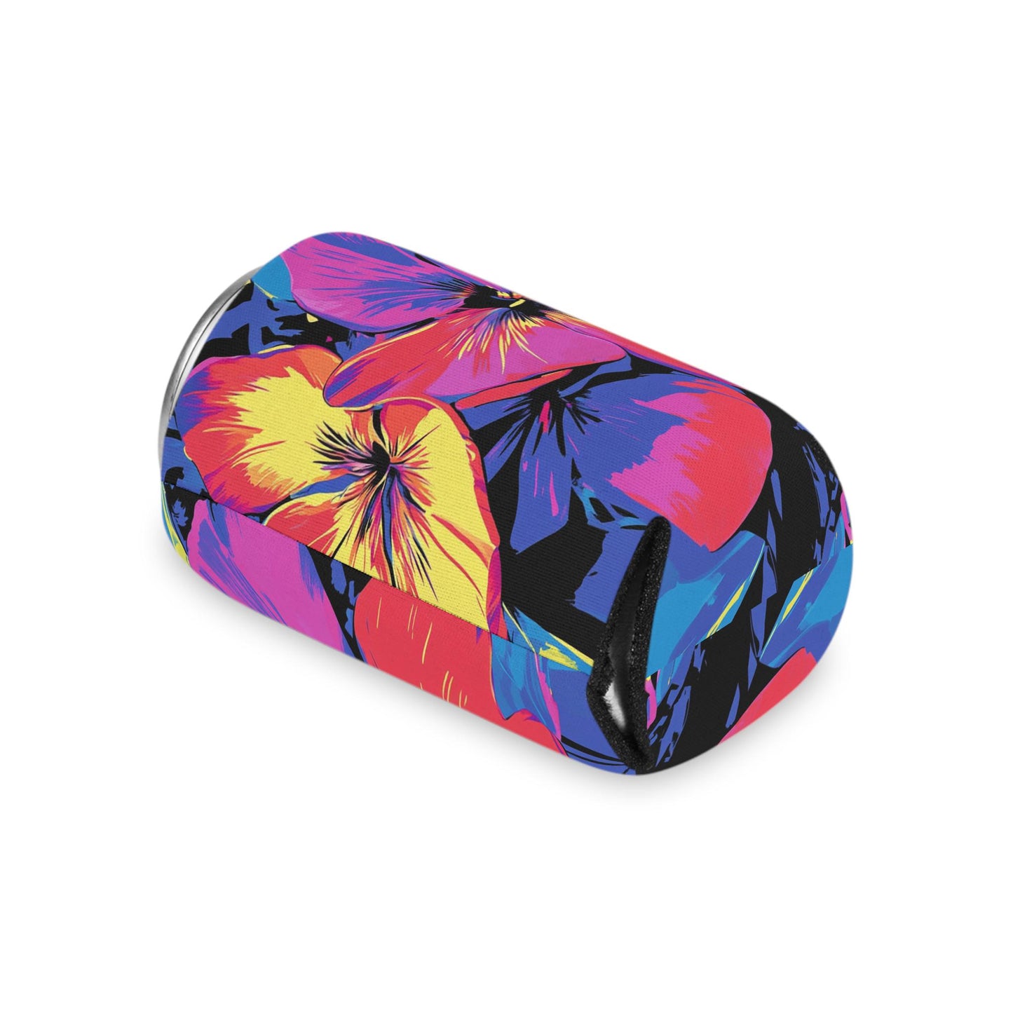 Wildflower Can Cooler: Floral Insulated Drink Sleeve