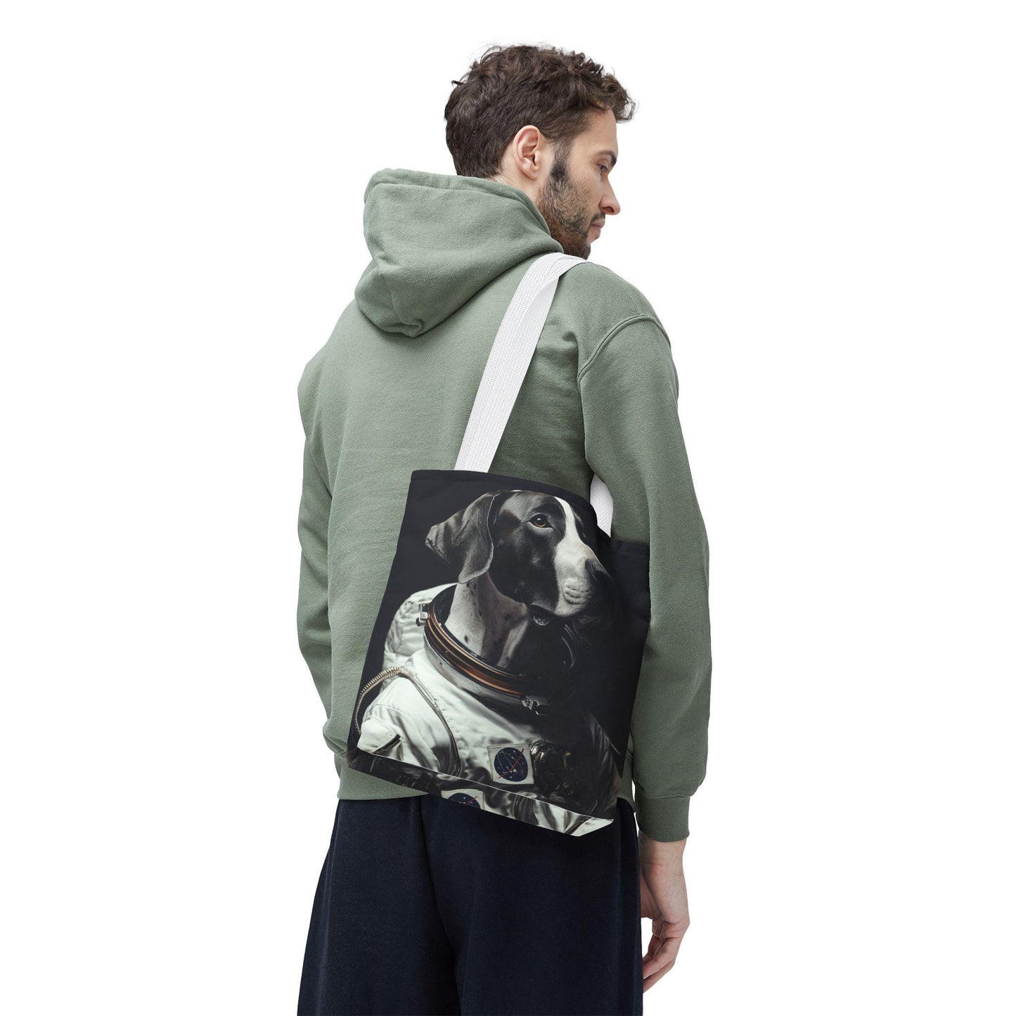 Great Dane Astronaut Tote Bag - Space Dog Lover Carryall