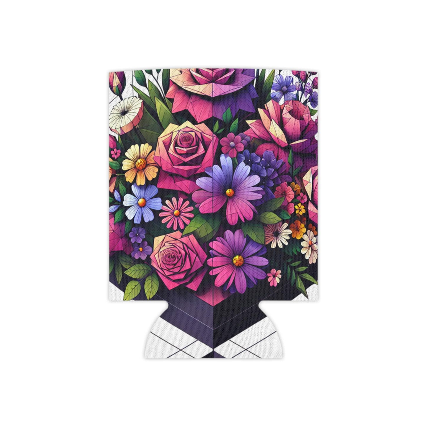 Floral Can Cooler: Insulated Drink Sleeve, Summer Party Favor