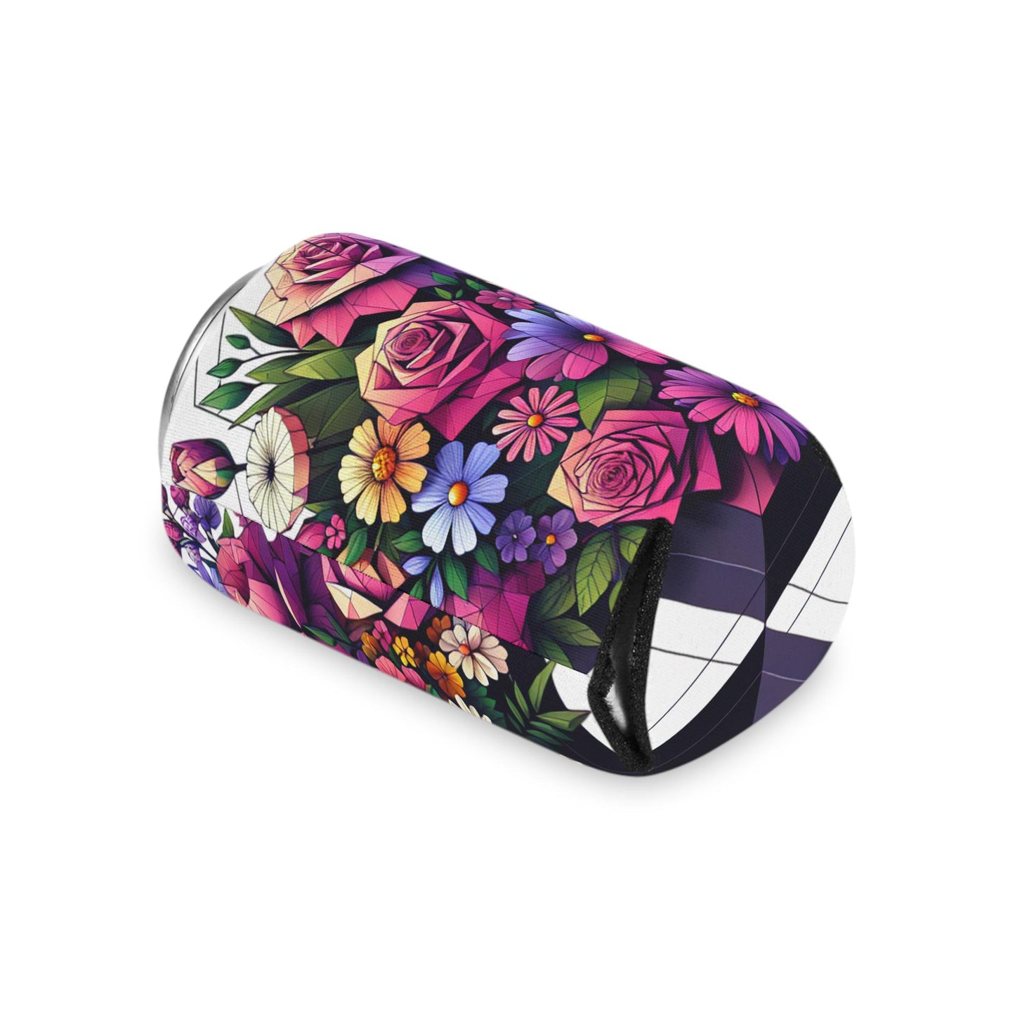 Floral Can Cooler: Insulated Drink Sleeve, Summer Party Favor