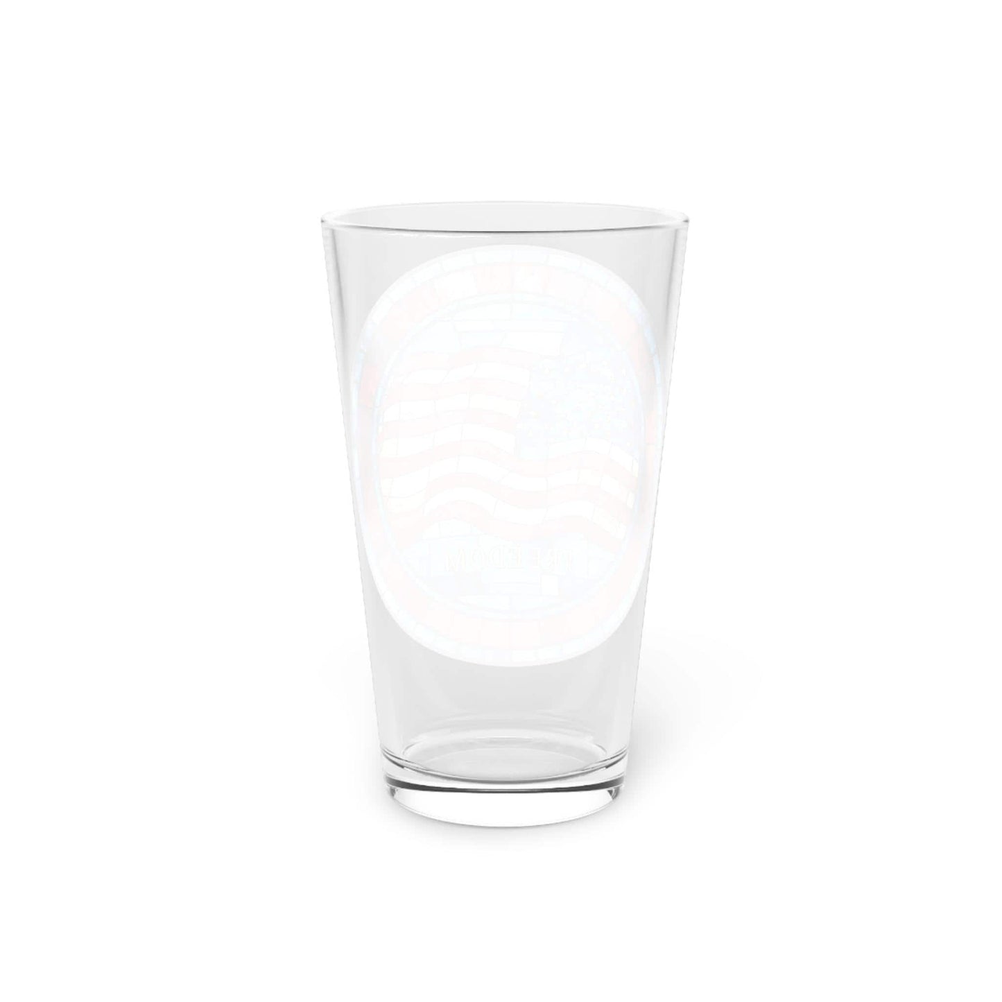 American Flag Stained Glass Freedom Pint Glass | 16oz