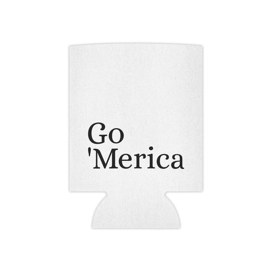 Patriotic Go 'Merica Can Cooler | 1776-2026 BBQ Drink Holder