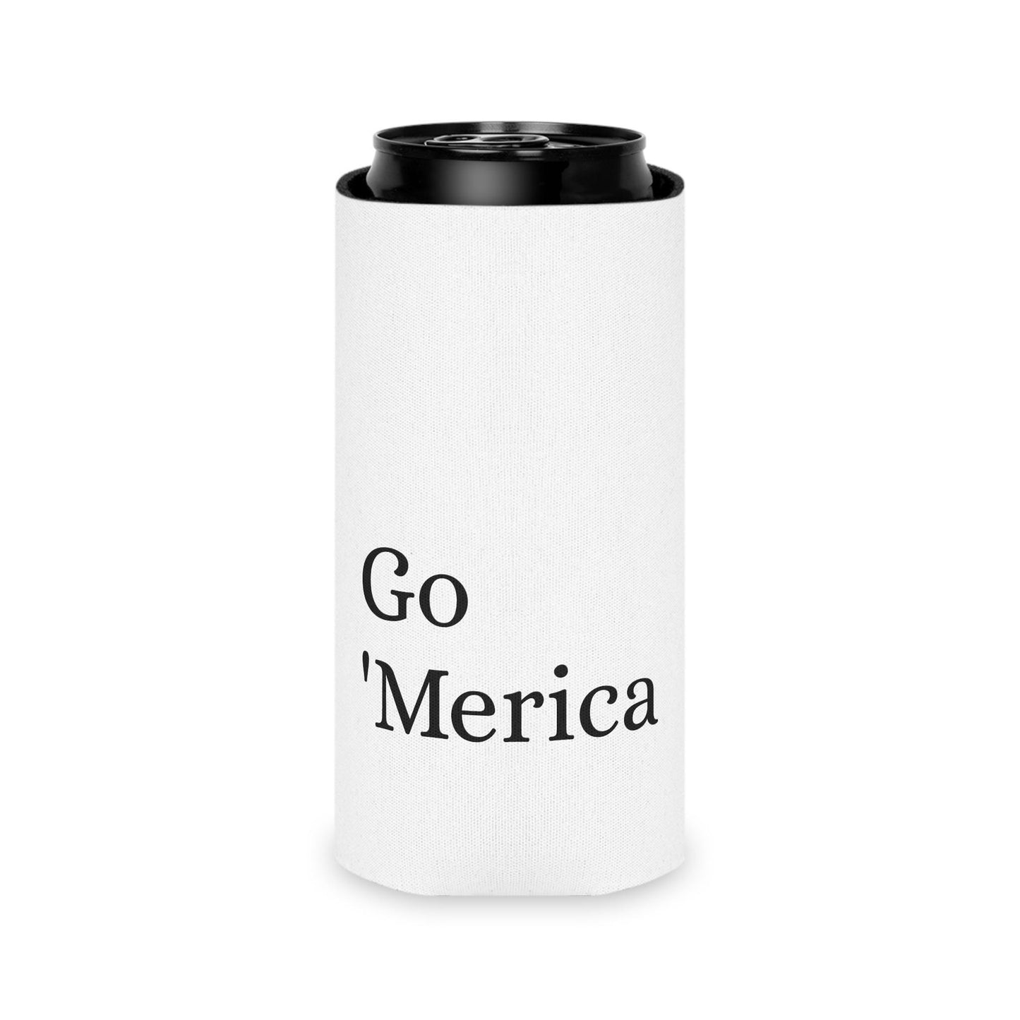 Patriotic Go 'Merica Can Cooler | 1776-2026 BBQ Drink Holder