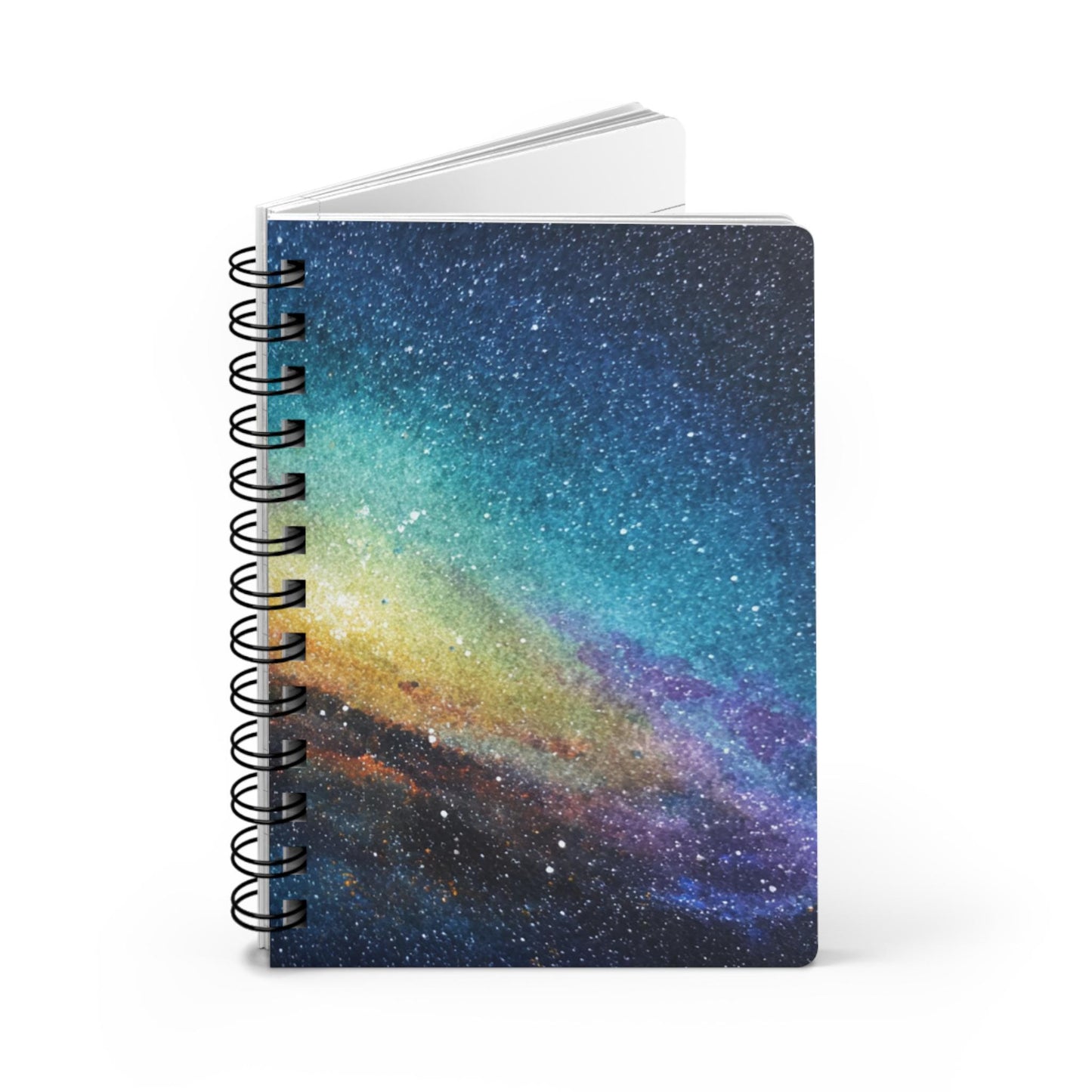 Galaxy Nebula Spiral Bound Journal | Starry Space Notebook
